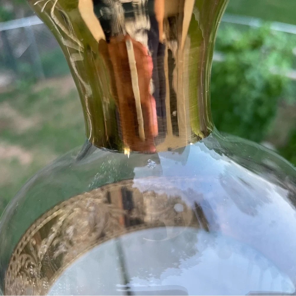 Culver Tyrol Mid-Century Modern 22K Gold Decanter
